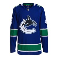 Vancouver Canucks adidas Quinn Hughes Prime Authentic Jersey, Hockey, NHL Front_Flat