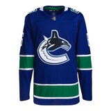 Vancouver Canucks adidas Brock Boeser Prime Authentic Jersey, Hockey, NHL Front_Flat