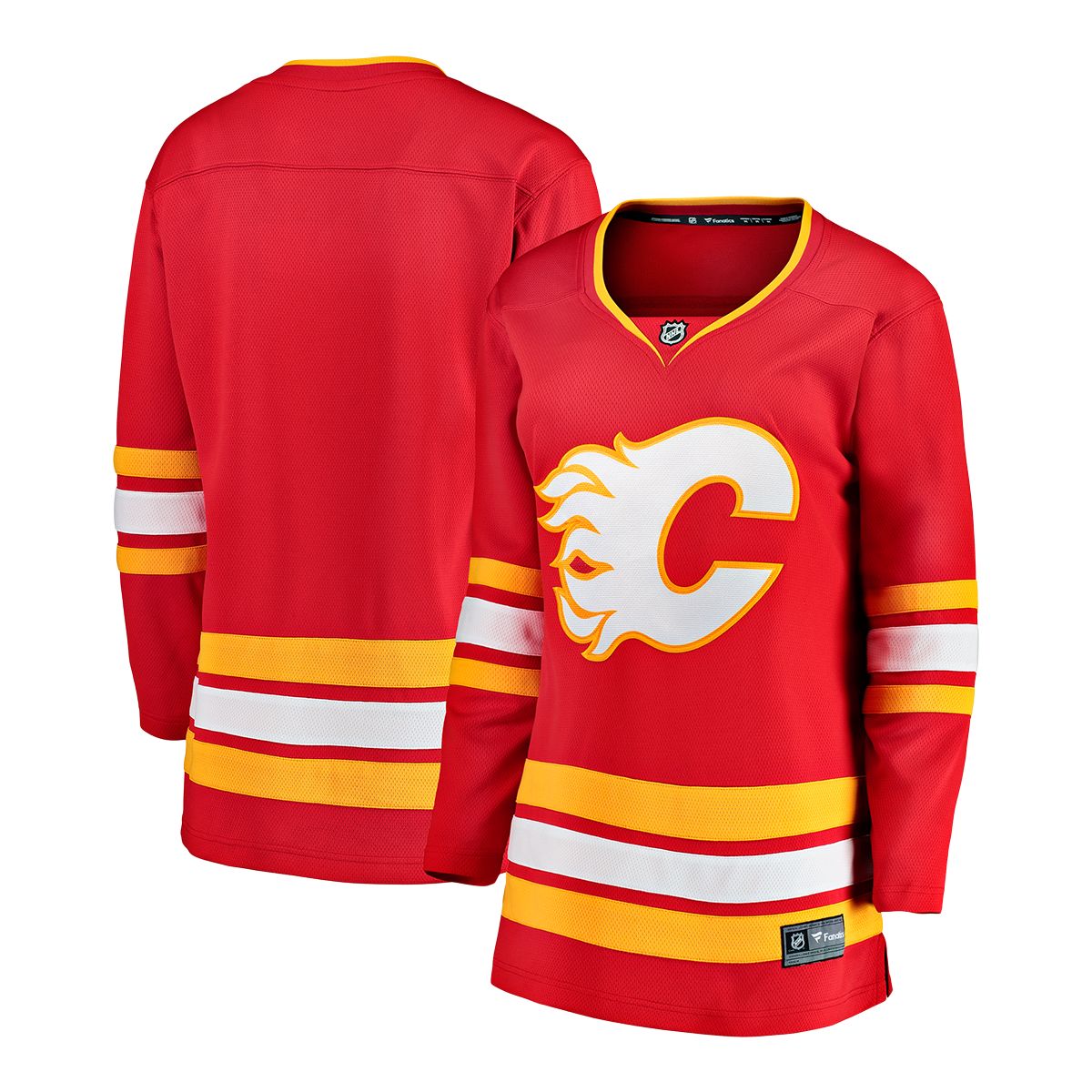 Calgary Flames Fanatics Johnny Gaudreau Stacked Player T Shirt