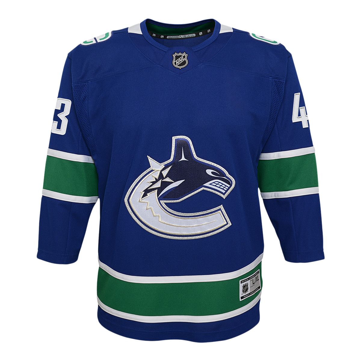 Youth Vancouver Canucks Hughes Jersey