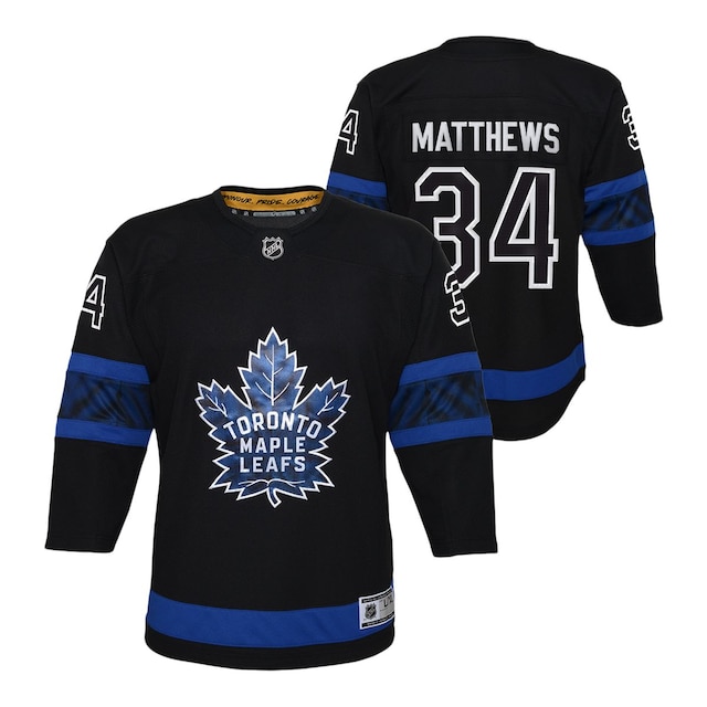 Youth Toronto Maple Leafs #34 Auston Matthews Black X Drew House Inside Out  Stitched Jersey on sale,for Cheap,wholesale from China