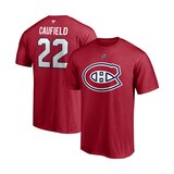 Montreal Canadiens Fanatics Cole Caufield Stacked T Shirt Composite_or_Mixed
