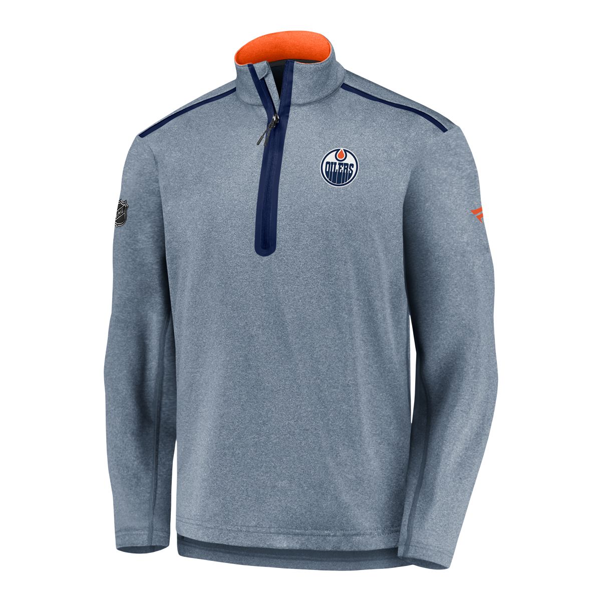Edmonton Oilers Fanatics Authentic Pro Travel 1/4 Zip Top