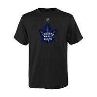 Youth Toronto Maple Leafs x Drew House adidas Third Jersey Logo T Shirt Front_Flat