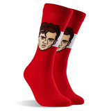 Detroit Red Wings Major League Socks Steve Yzerman Player Socks Front_Three_Fourths_Angled_Right