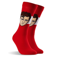 Detroit Red Wings Major League Socks Steve Yzerman Player Socks Front_Three_Fourths_Angled_Right