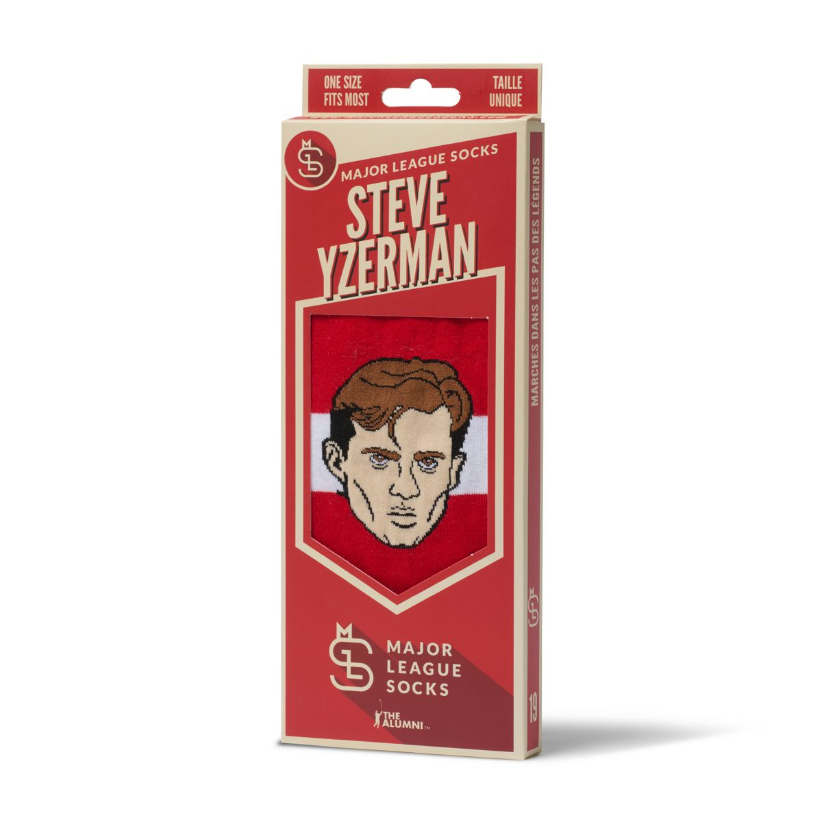 Detroit Red Wings Major League Socks Steve Yzerman Player Socks