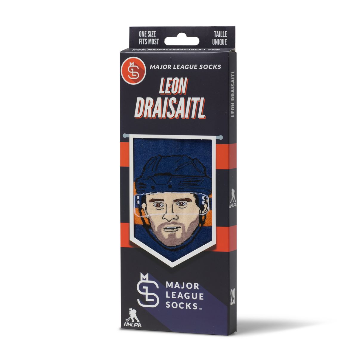 Edmonton Oilers Major League Socks Leon Draisaitl Socks