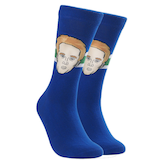Vancouver Canucks Major League Socks Elias Pettersson Socks Front_Three_Fourths_Angled_Right