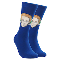 Vancouver Canucks Major League Socks Elias Pettersson Socks Front_Three_Fourths_Angled_Right