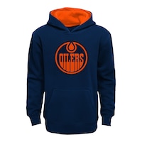Youth Edmonton Oilers Third Prime Basic Hoodie Front_Flat