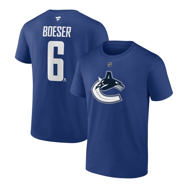 Vancouver Canucks Fanatics Brock Boeser Player T Shirt