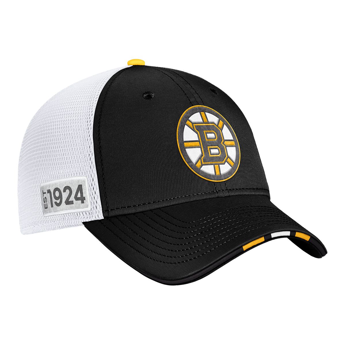 Boston Bruins Fanatics Authentic Pro Draft Trucker Hat  NHL  Hockey