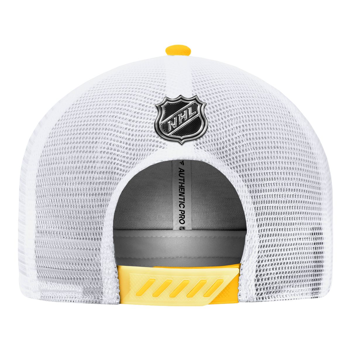 Boston Bruins Fanatics Authentic Pro Draft Trucker Hat, NHL, Hockey