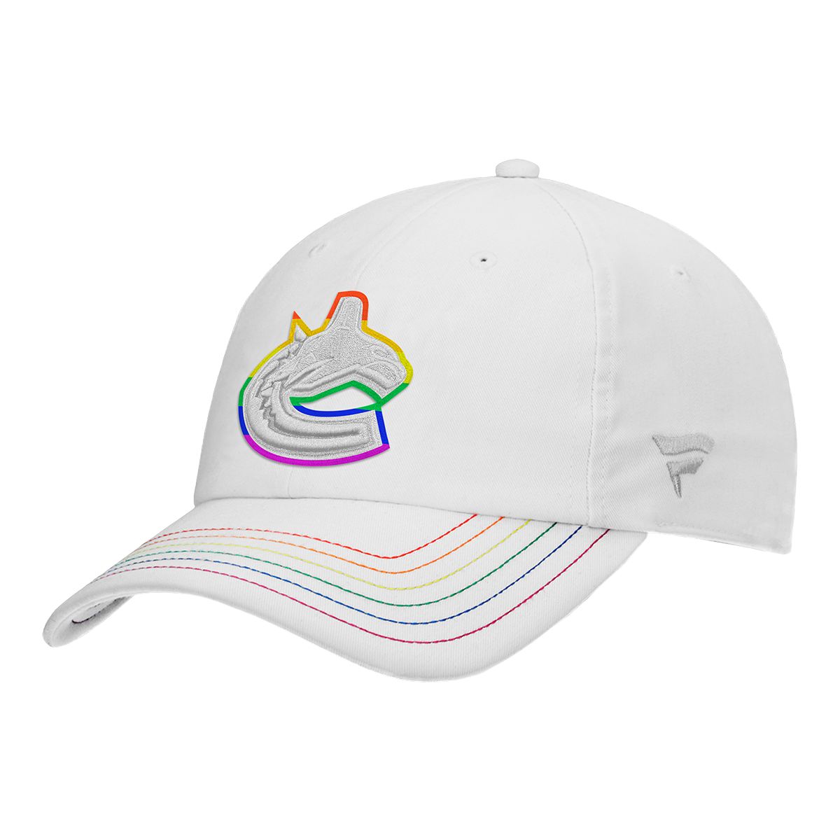 Vancouver Canucks Fanatics Unstructured Adjustable Hat, NHL, Hockey Front_Angled_Left