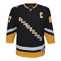 Pittsburgh Penguins Sidney Crosby Replica Jersey, Youth, Hockey, NHL Front_Flat