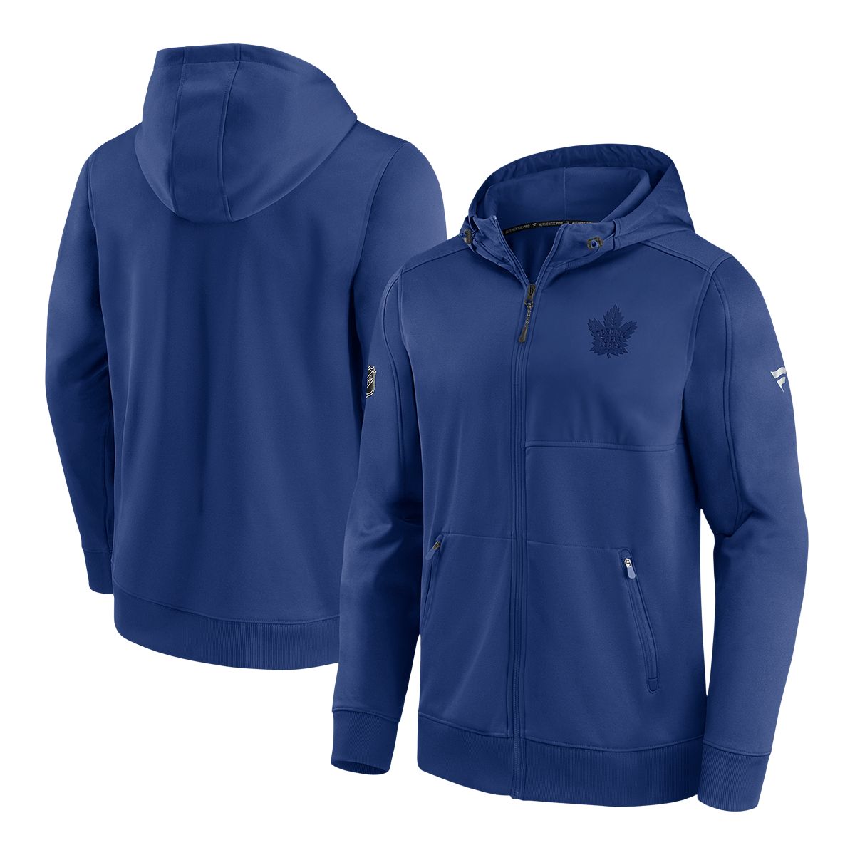 Toronto Maple Leafs Fanatics Authentic Pro Travel Quarter Zip Hoodie