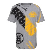 Youth Boston Bruins Outerstuff Overload T Shirt Front_Flat
