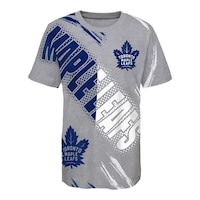 Youth Toronto Maple Leafs Outerstuff Overload T Shirt Front_Flat