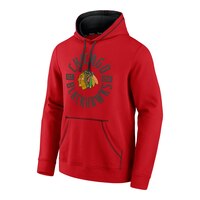 Chicago Blackhawks Fanatics Tie Breaker Hoodie Front_Angled_Left