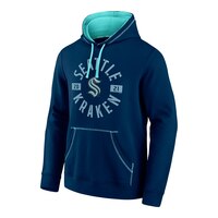 Seattle Kraken Fanatics Tie Breaker Hoodie Front_Angled_Left