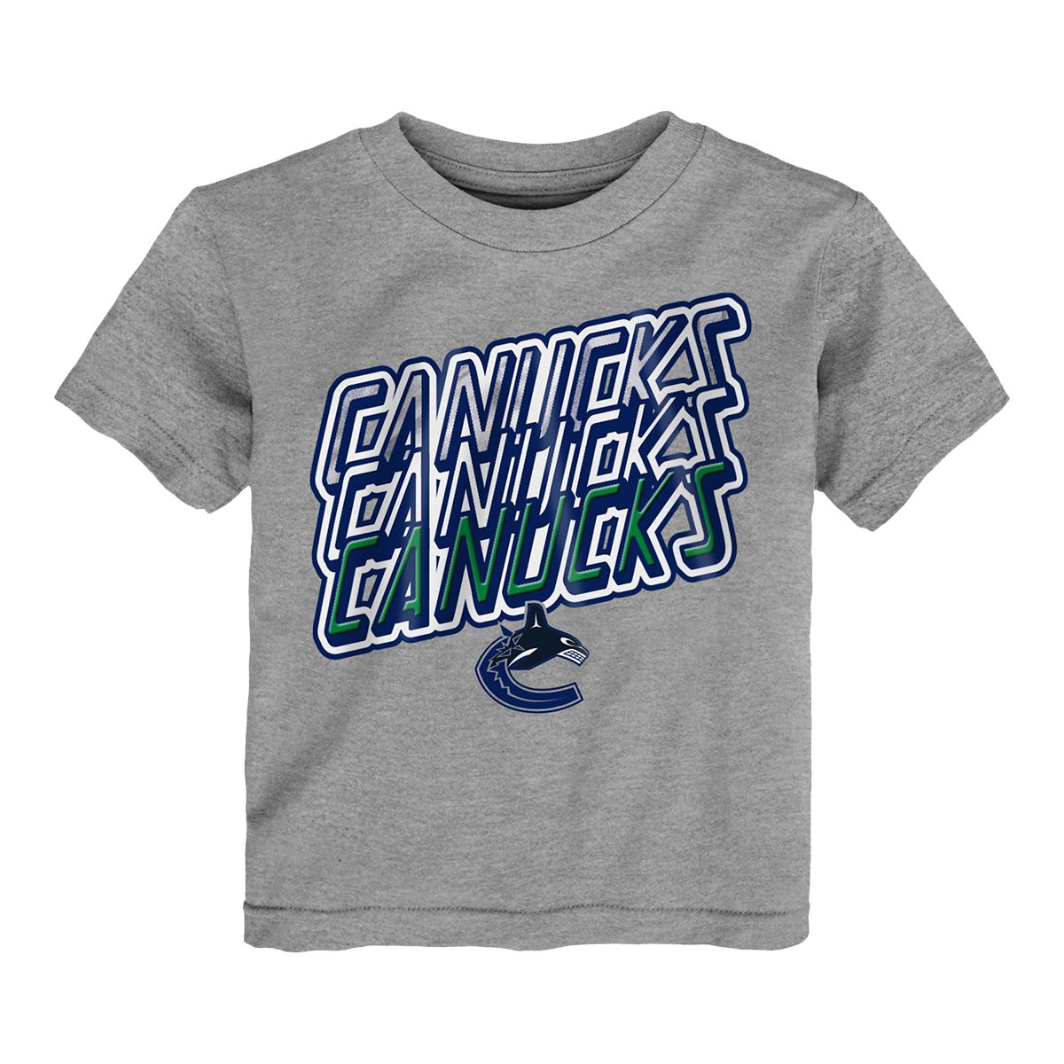 Outerstuff Youth Boys and Girls Black Vancouver Canucks Third