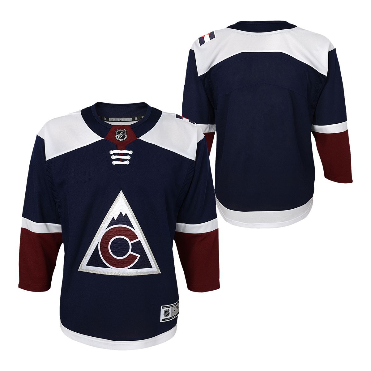 Image of Youth Colorado Avalanche Outerstuff Premier Third Jersey
