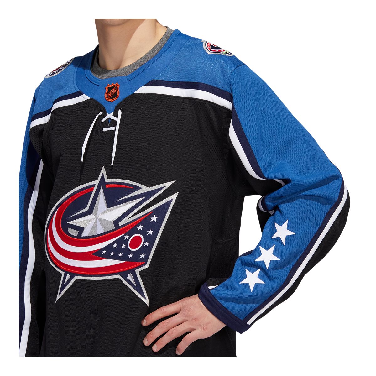 Columbus Blue Jackets adidas Reverse Retro Prime Jersey