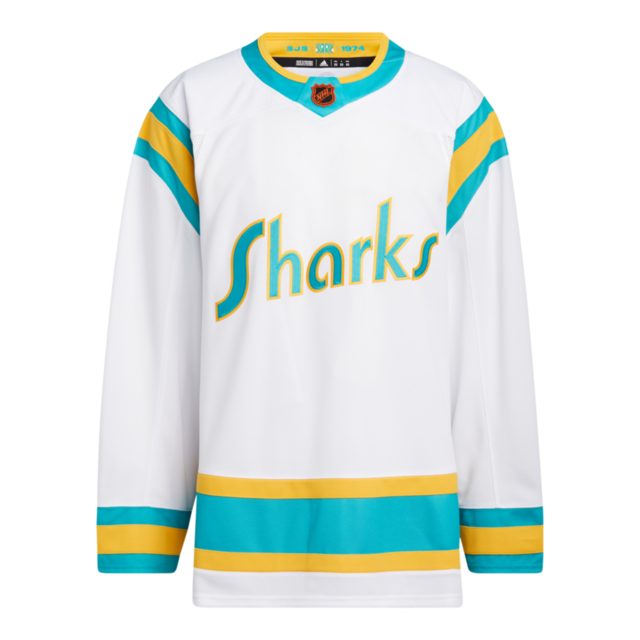 San Jose Sharks adidas Reverse Retro Prime Jersey