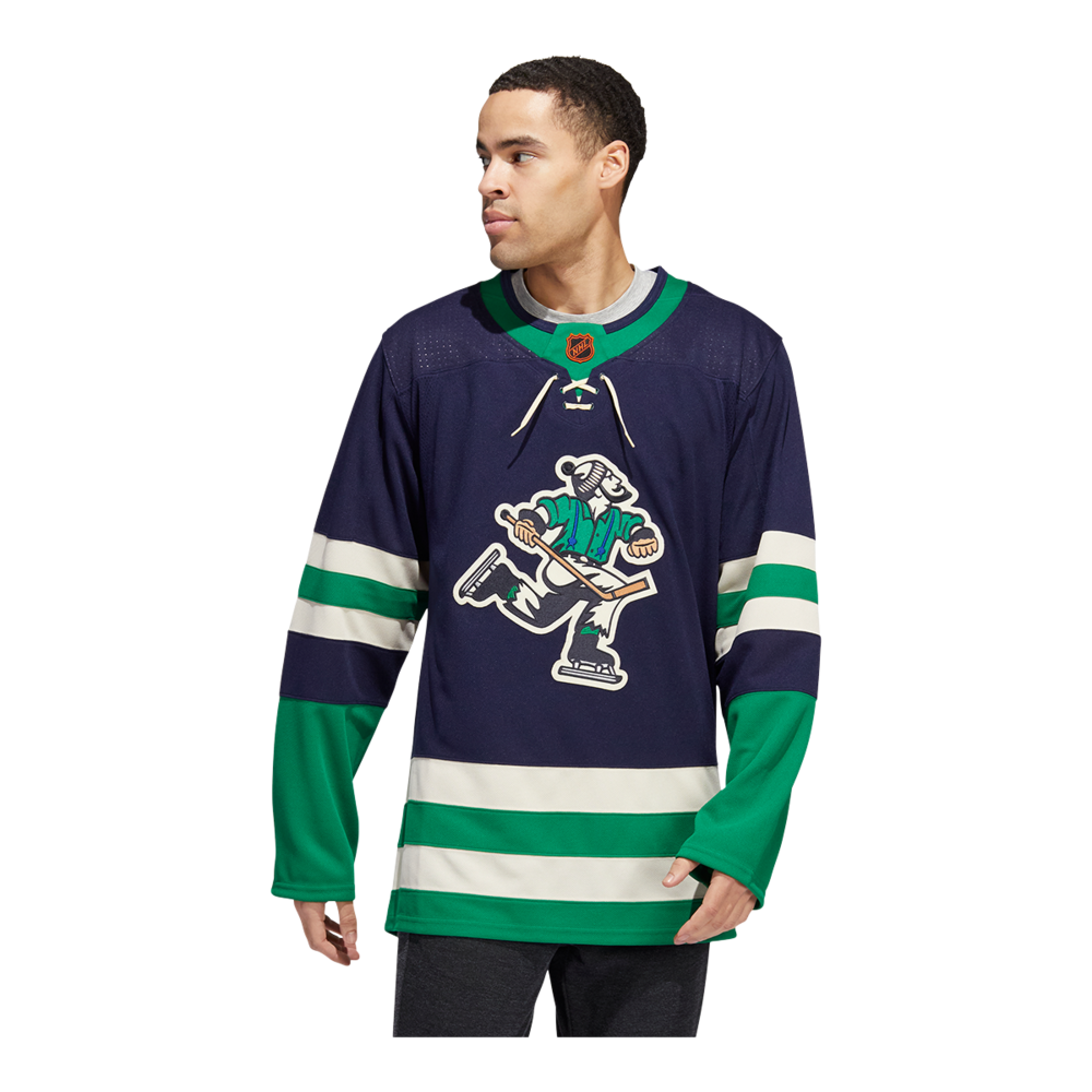 Customizable Vancouver Canucks Adidas 2022 Primegreen Reverse Retro Authentic NHL Hockey Jersey - Reverse Retro / S/46