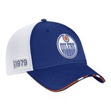 Edmonton Oilers Fanatics Podium Draft Hat, NHL, Hockey Front_Three_Fourths_Angled_Right