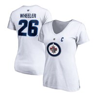 Winnipeg Jets Fanatics Women's Blake Wheeler Stacked Player T Shirt Composite_or_Mixed