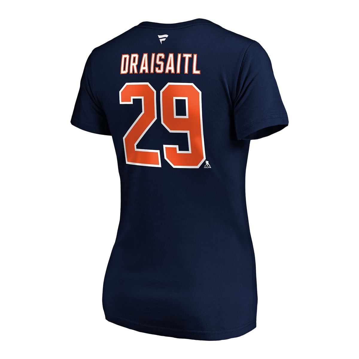 Edmonton Oilers Fanatics Women's Leon Draisaitl Stacked Player T Shirt