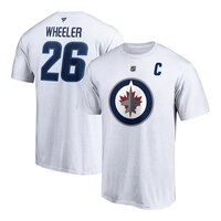 Winnipeg Jets Fanatics Blake Wheeler Stacked Player T Shirt Composite_or_Mixed