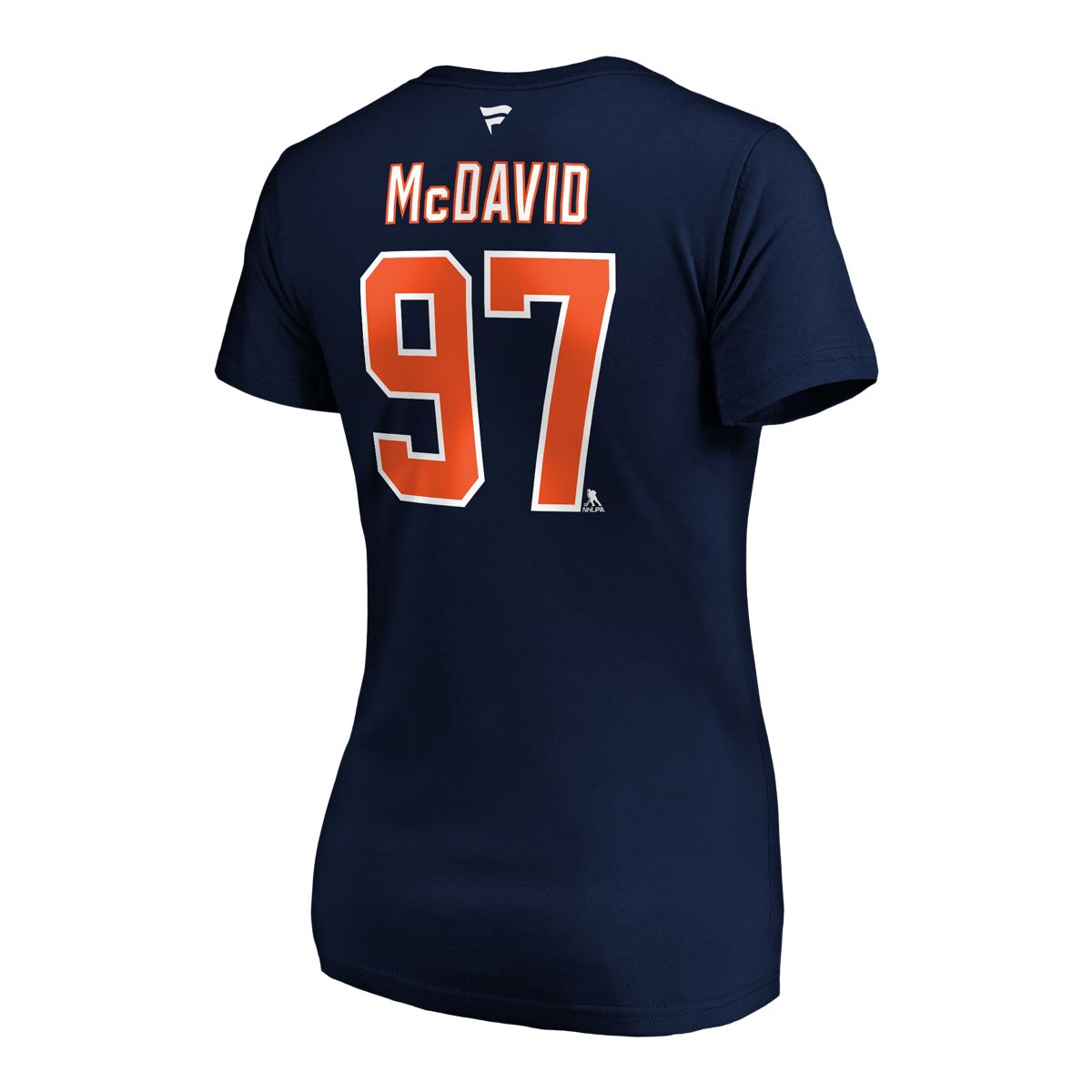 Edmonton Oilers Fanatics Women's Connor McDavid Authentic Stack T-Shirt