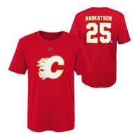 Child Calgary Flames Outerstuff Jacob Markström Player T Shirt Composite_or_Mixed