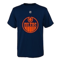 Youth Edmonton Oilers Outerstuff 3Rd Logo T Shirt Front_Flat