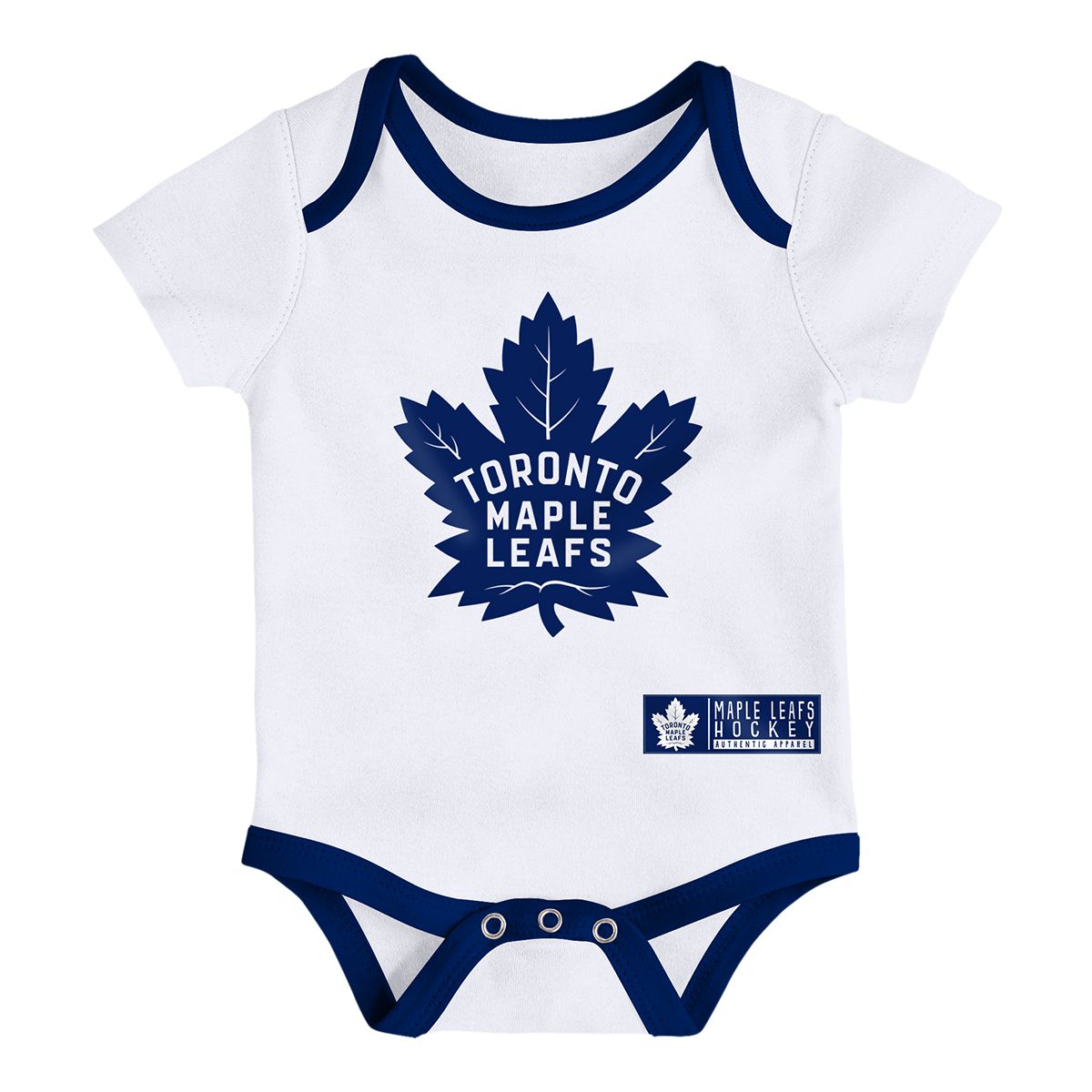 Toronto Maple Leafs Outerstuff Infant Triple Clapper Creeper Set