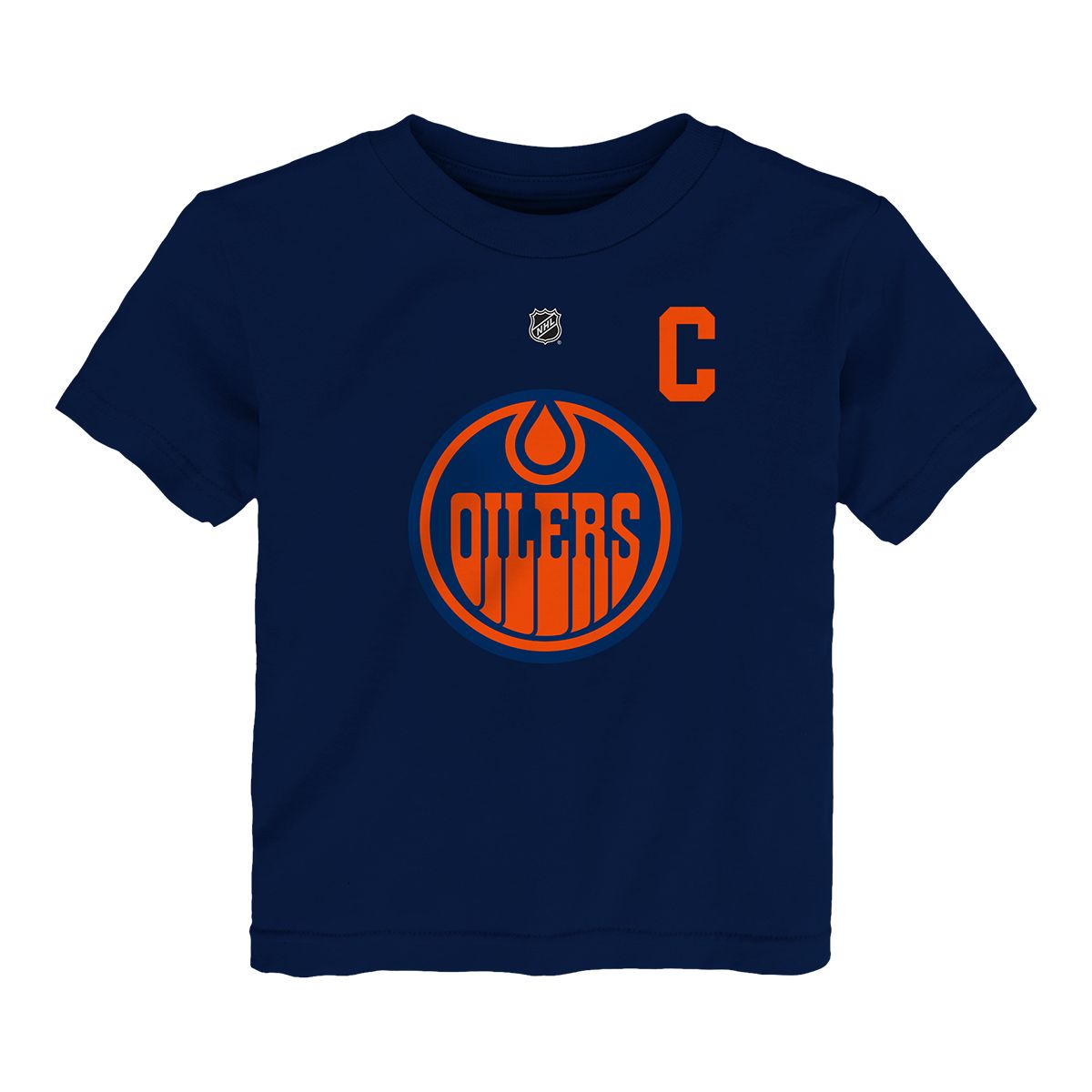 Infant Edmonton Oilers Outerstuff Connor McDavid 3rd Player Captain T Shirt