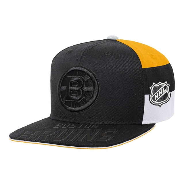 Youth Boston Bruins Outerstuff Face Off Structured Adjustable Cap ...