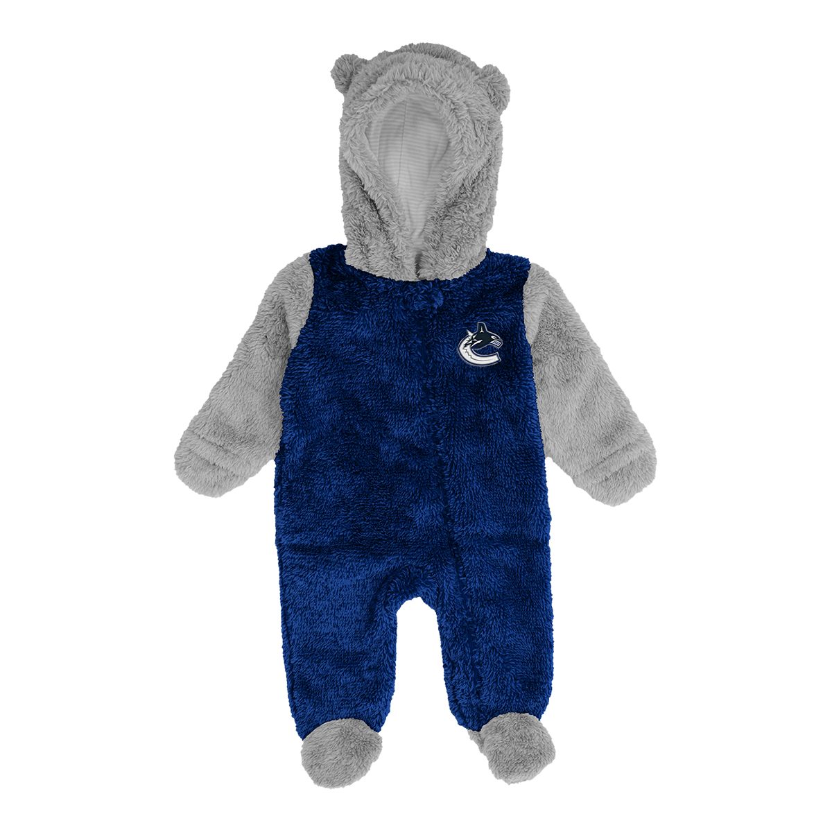 New Born Vancouver Canucks Outerstuff Game NAP Hooded Coverall