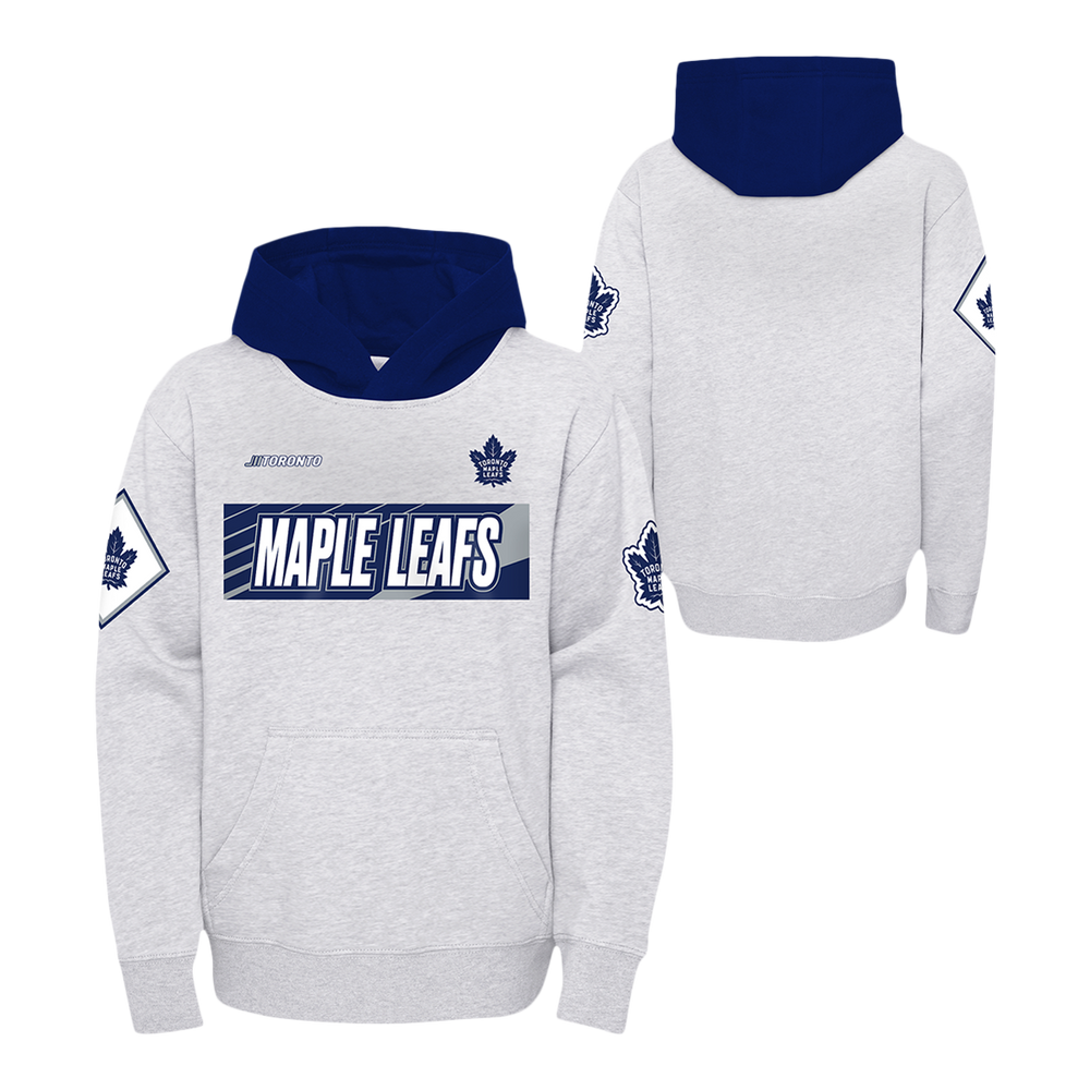 Men's Toronto Maple Leafs adidas Heathered Gray Fashion - Full-Zip