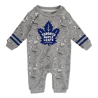 Infant Toronto Maple Leafs Gifted Player Long Sleeve Coverall Front_Flat