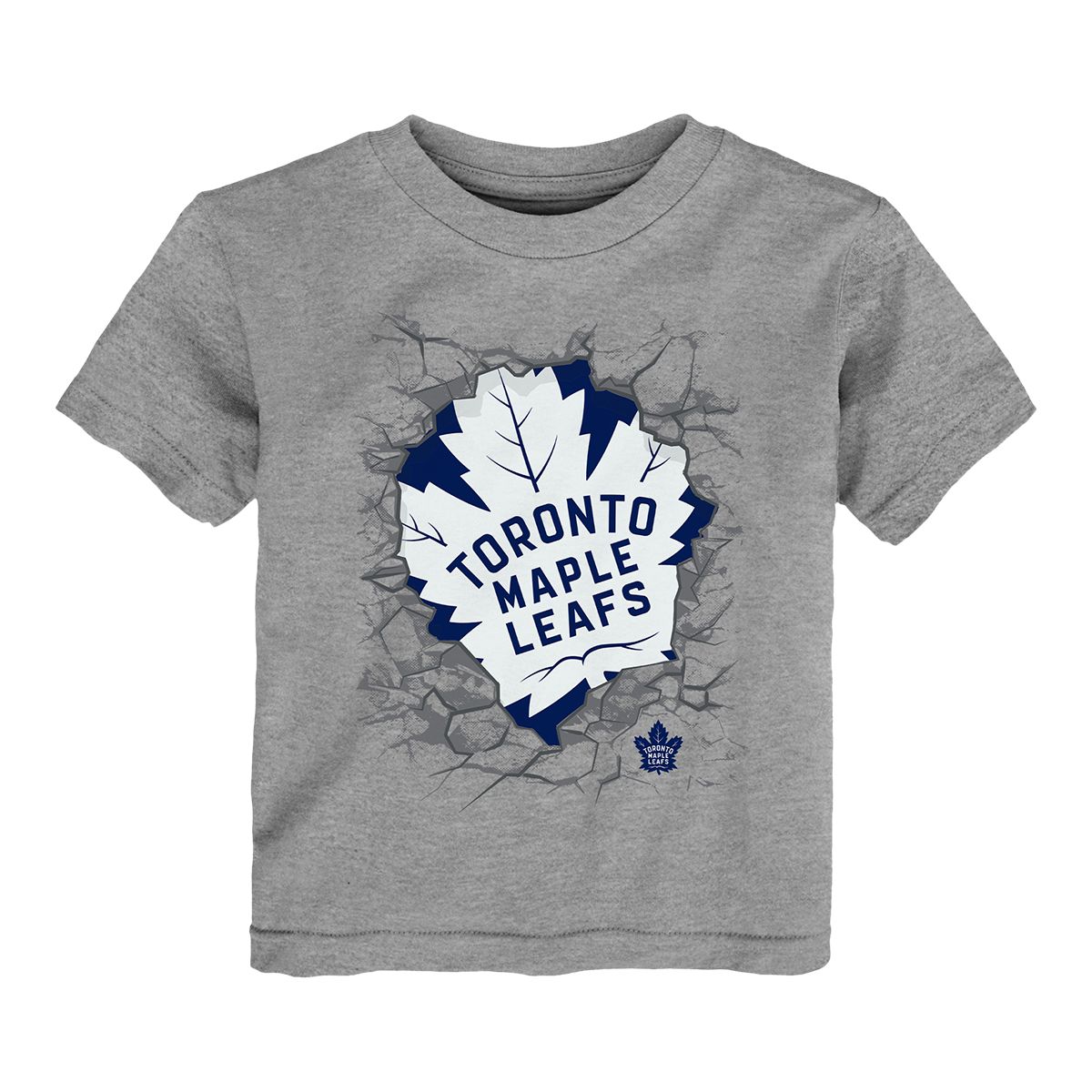 Toronto Maple Leafs Mitchell & Ness Logo Long Sleeve T-Shirt - Blue