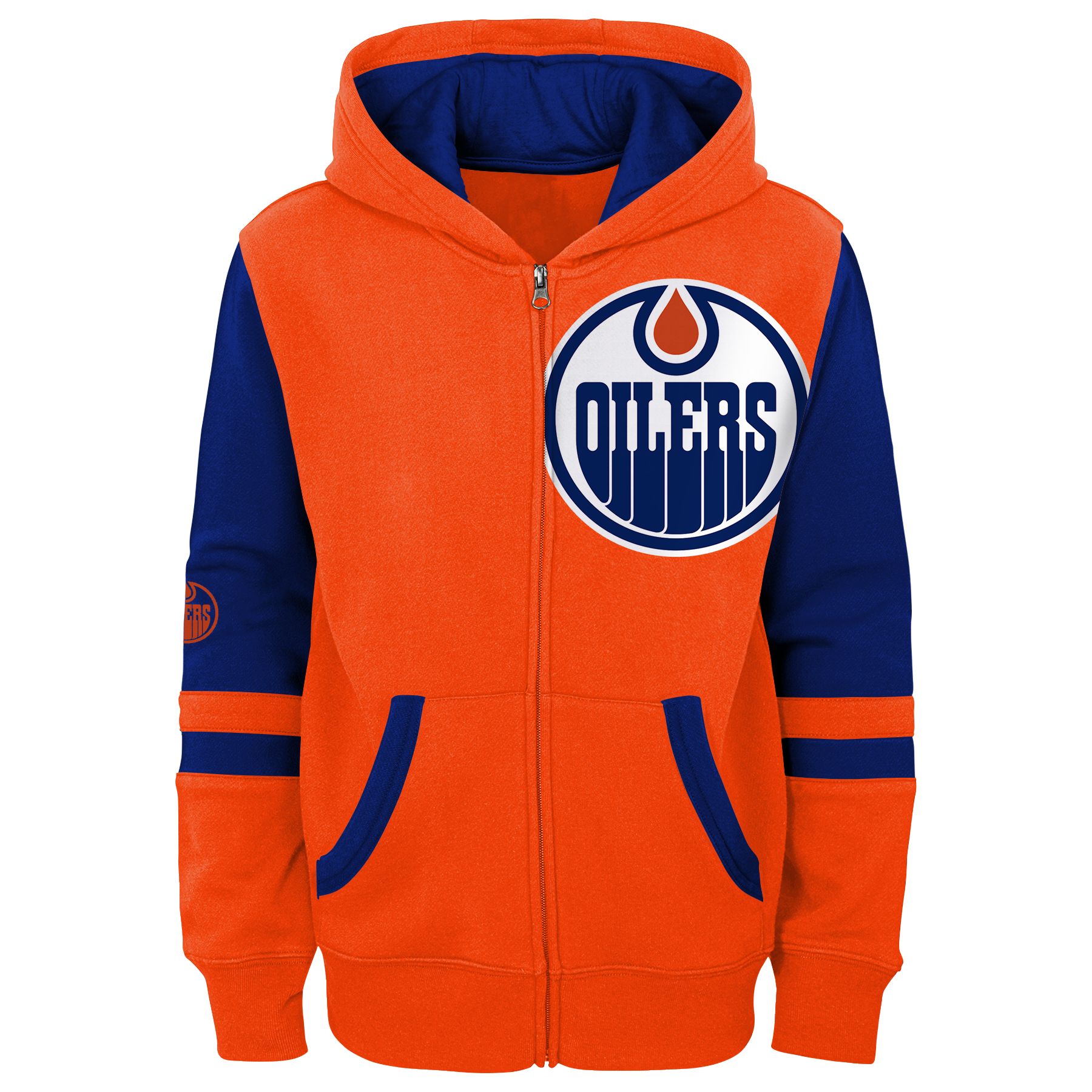Youth Edmonton Oilers Faceoff Full Zip Hoodie
