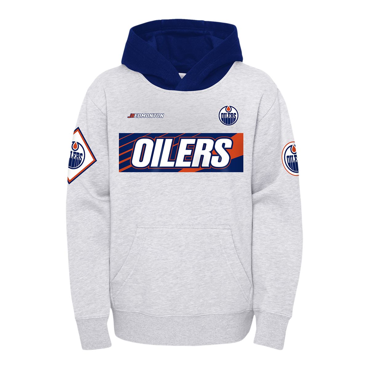 NHL Edmonton Oilers Cool Design Zip Up Hoodie