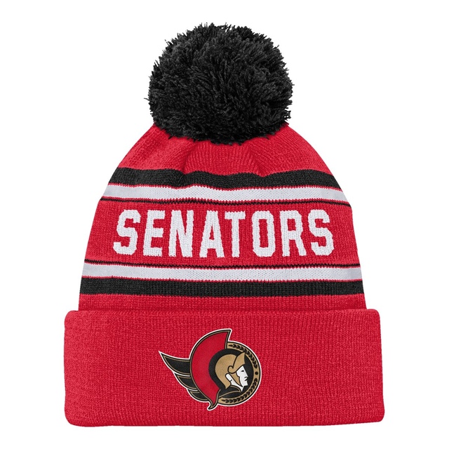 Outerstuff Tampa bay Lightning Wordark Jacquard Cuff Pom Youth Beanie