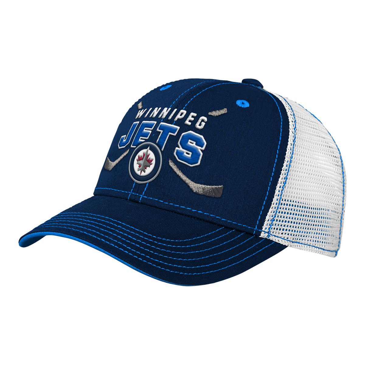 Child Winnipeg Jets Lockup Meshback Adjustable Cap