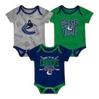 Infant Vancouver Canucks Game Time Creeper Set Front_Flat