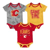 Infant Calgary Flames Game Time Creeper Set Front_Flat